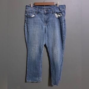 Old Navy mid rise curvy bootcut jeans size 16 short